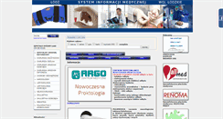 Desktop Screenshot of medyczna.enter.com.pl